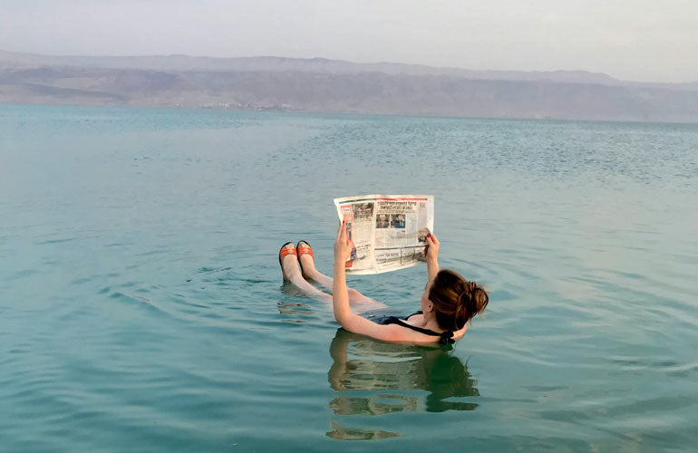 Swimming In The Dead Sea