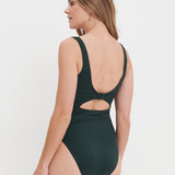 Dolly Longer Length Swimsuit - Forest