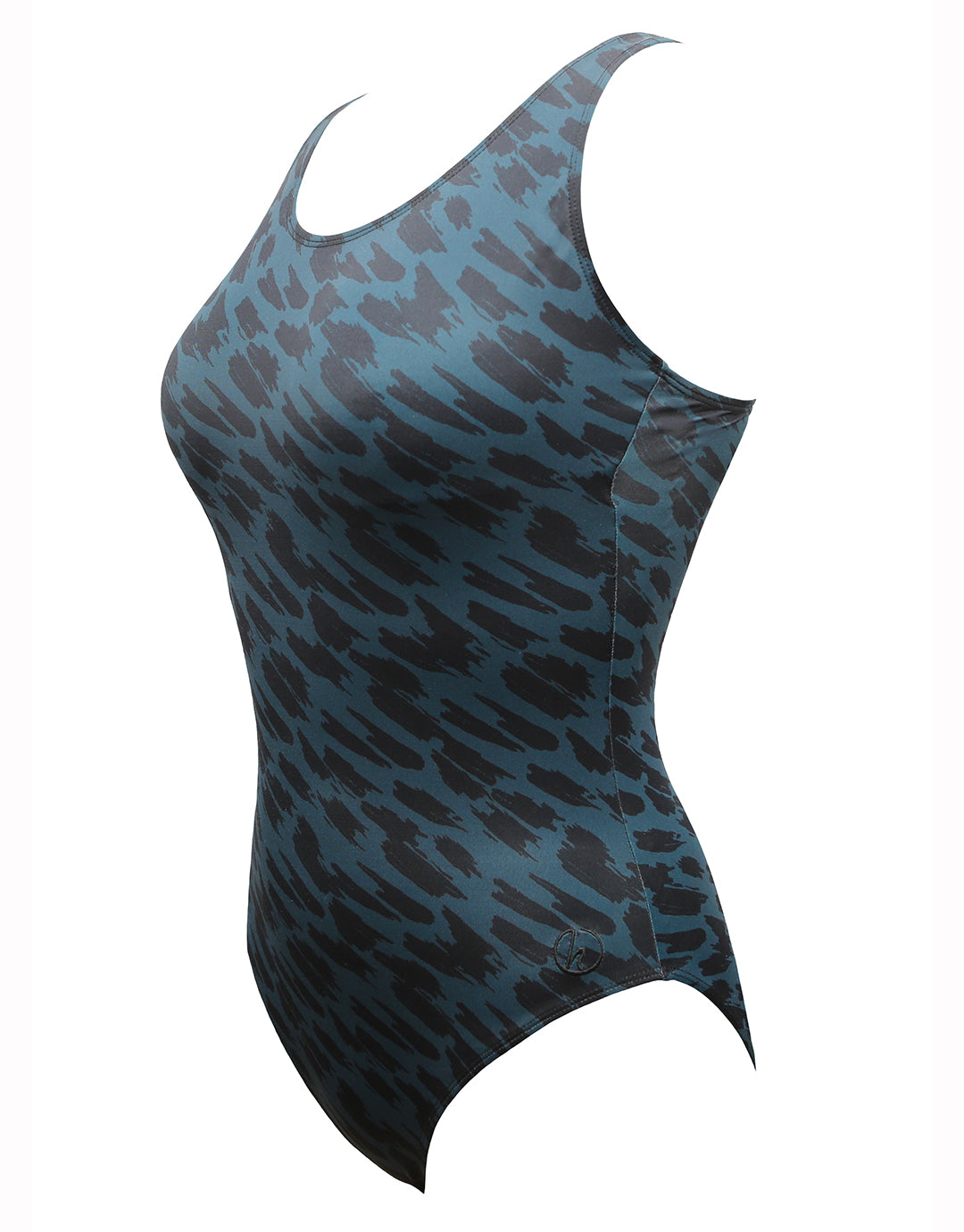 Cassie Longer Length Racer Back Swimsuit Storm