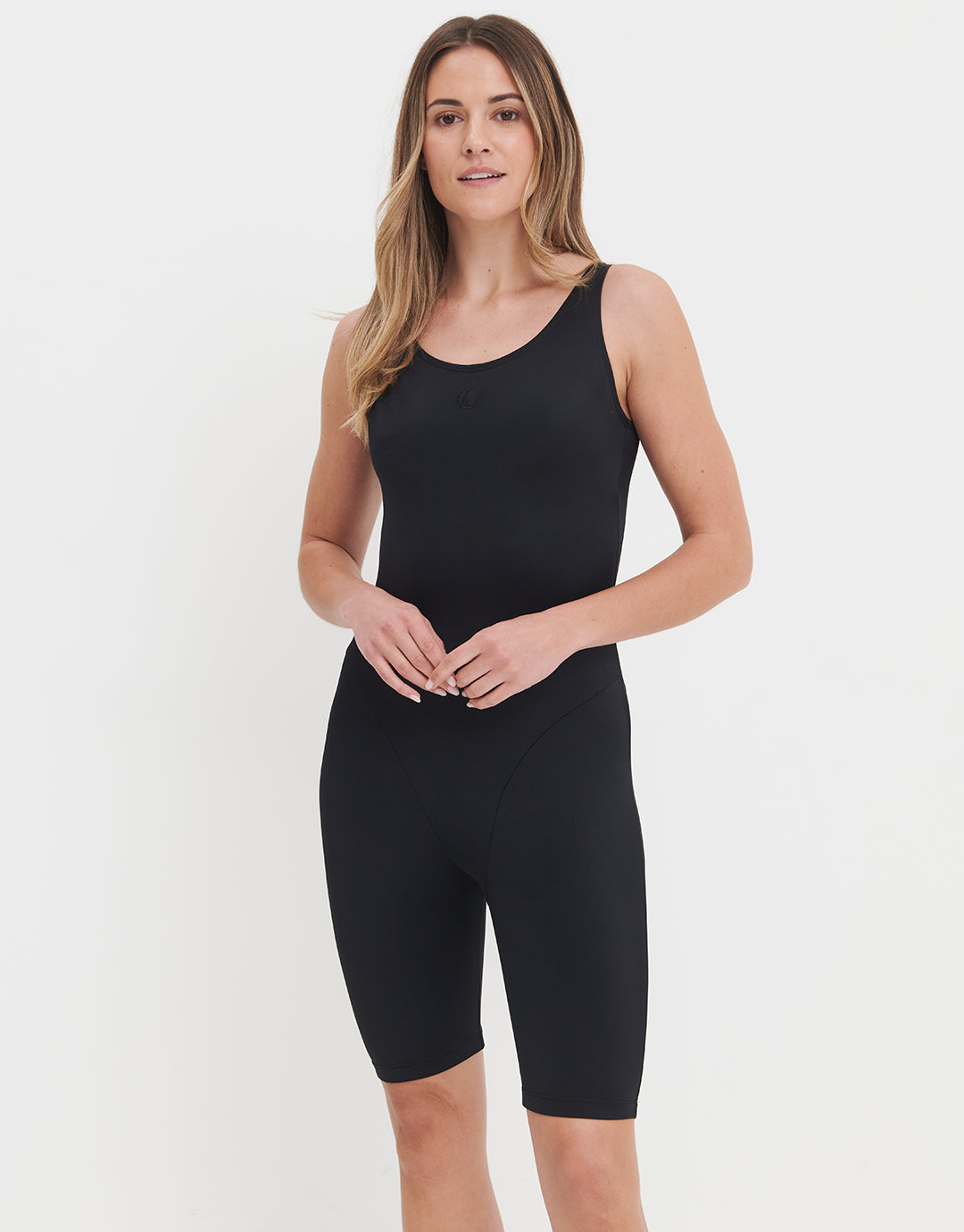 Janice Longer Length Legsuit - Black