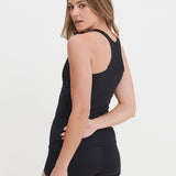 Racerback Tankini Top - Black